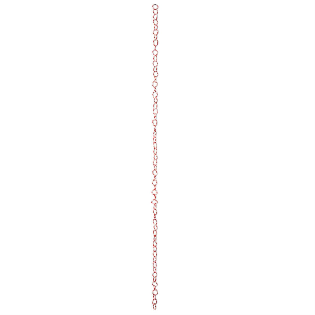 72 inch Red & White Pipe Cleaner Garland