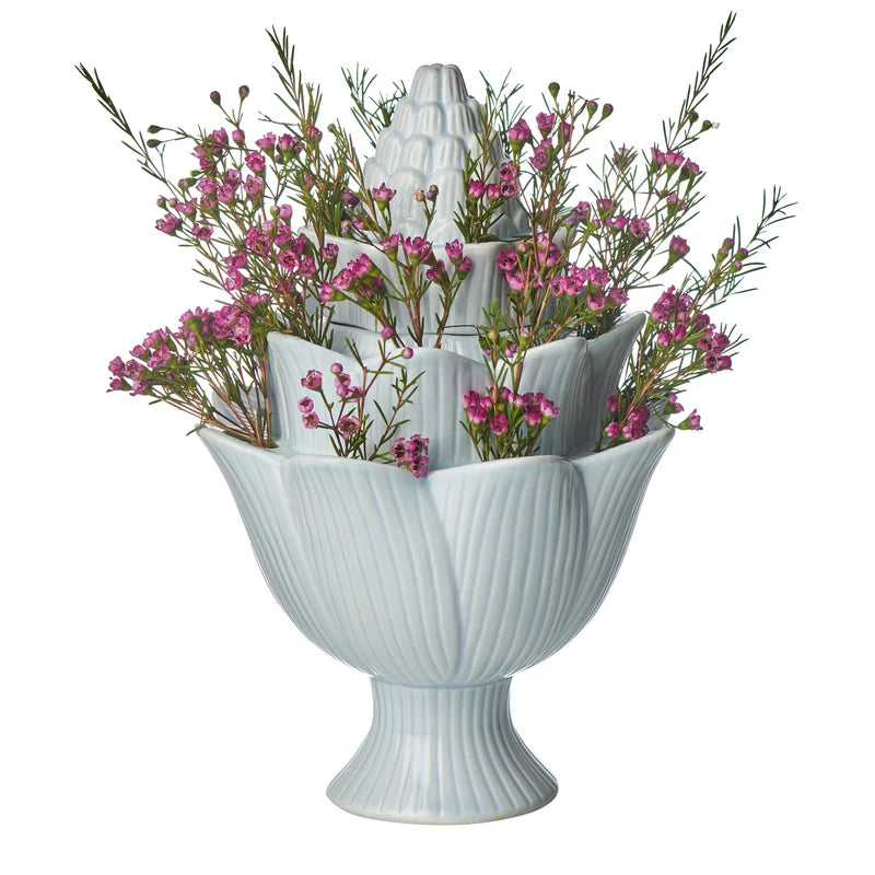 Artichoke Tuipere, small, light blue