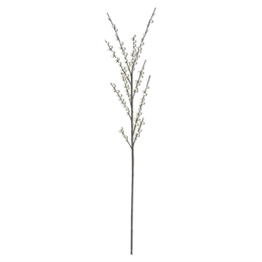 47 Inch White Berry Branch
