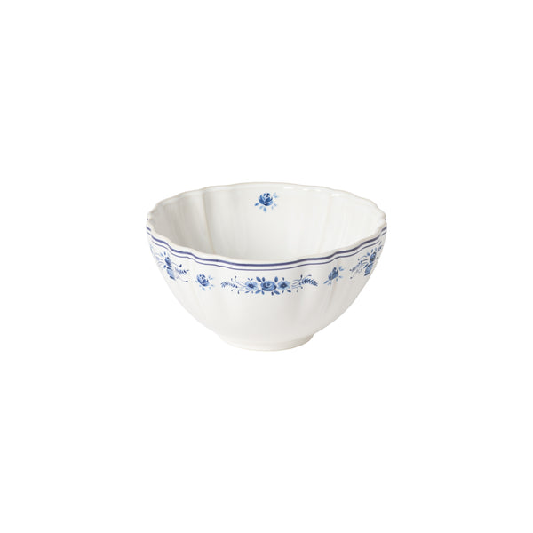 Soup/Cereal Bowl 16 Vila White-Blue