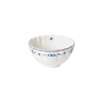 Soup/Cereal Bowl 16 Vila White-Blue