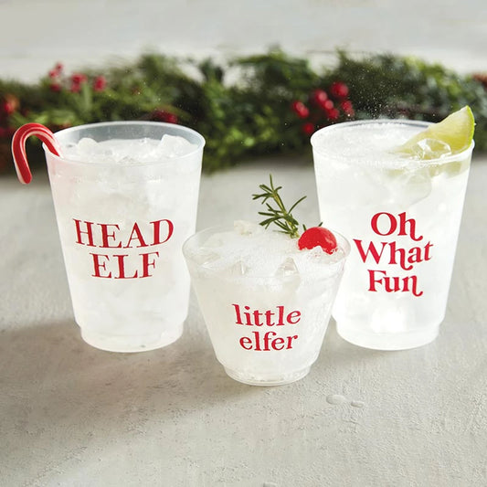 Face to Face Frost Cups - Head Elf - Set of 8