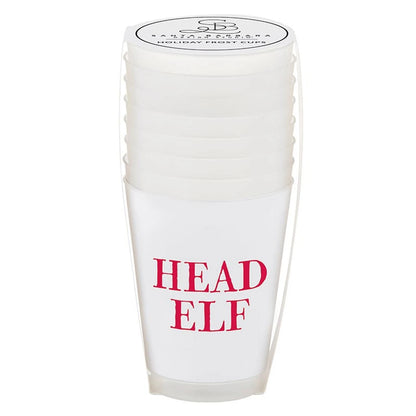 Face to Face Frost Cups - Head Elf - Set of 8