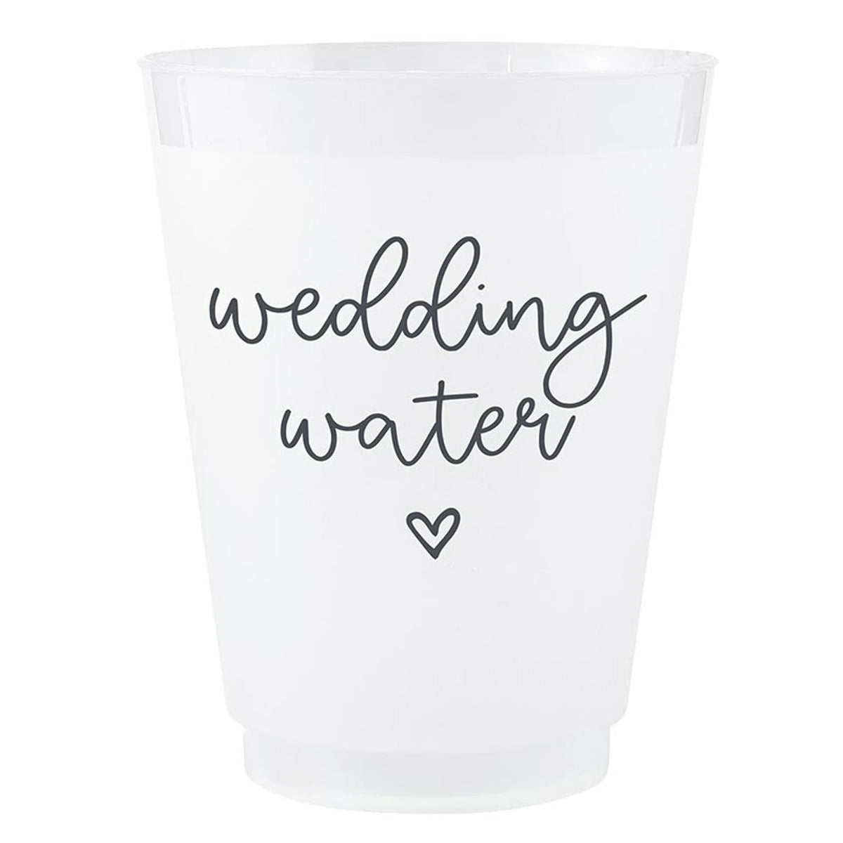 Frost Cups - Wedding Water - Set of 8