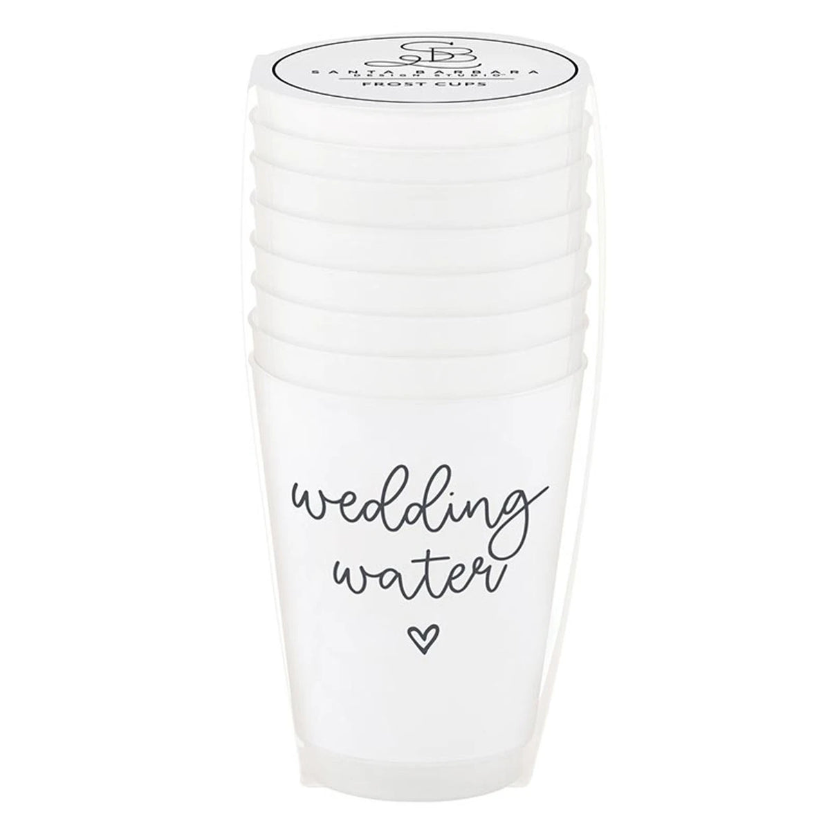 Frost Cups - Wedding Water - Set of 8