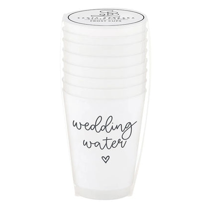 Frost Cups - Wedding Water - Set of 8