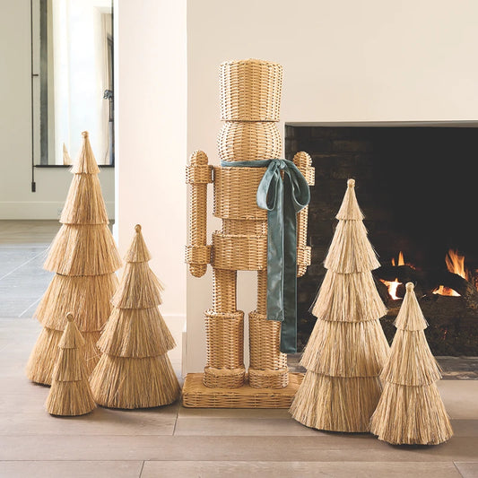 All Weather Rattan Nutcracker - Green