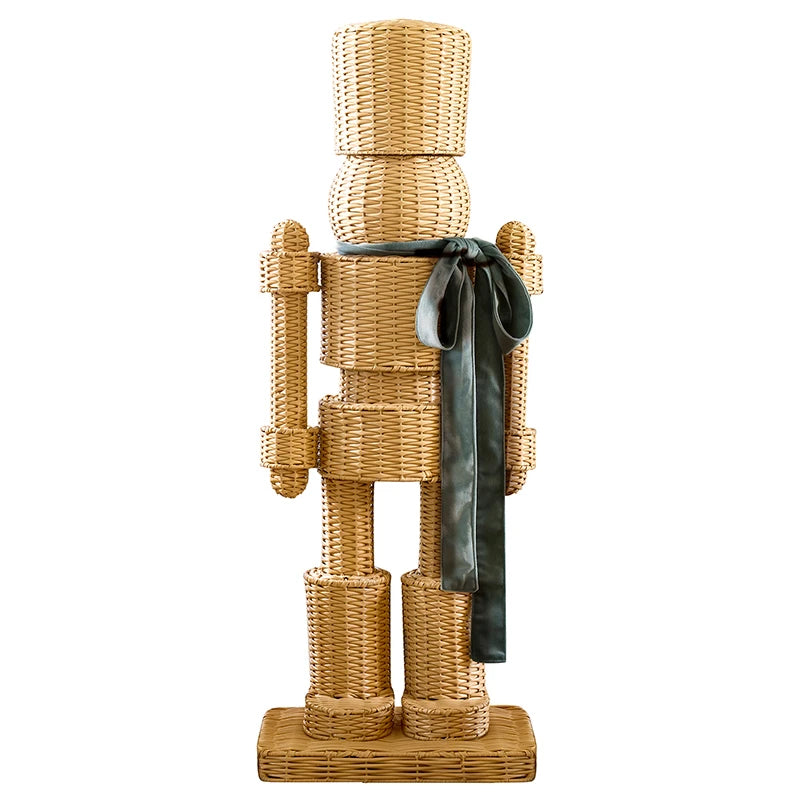 All Weather Rattan Nutcracker - Green