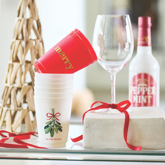 Frost Cups - merry - Set of 8