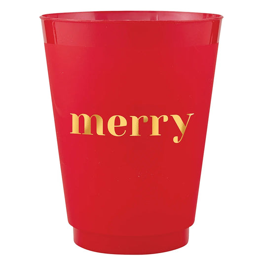 Frost Cups - merry - Set of 8