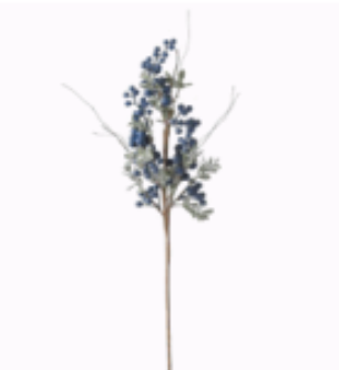 28 Inch Blue Grape Berry Stem