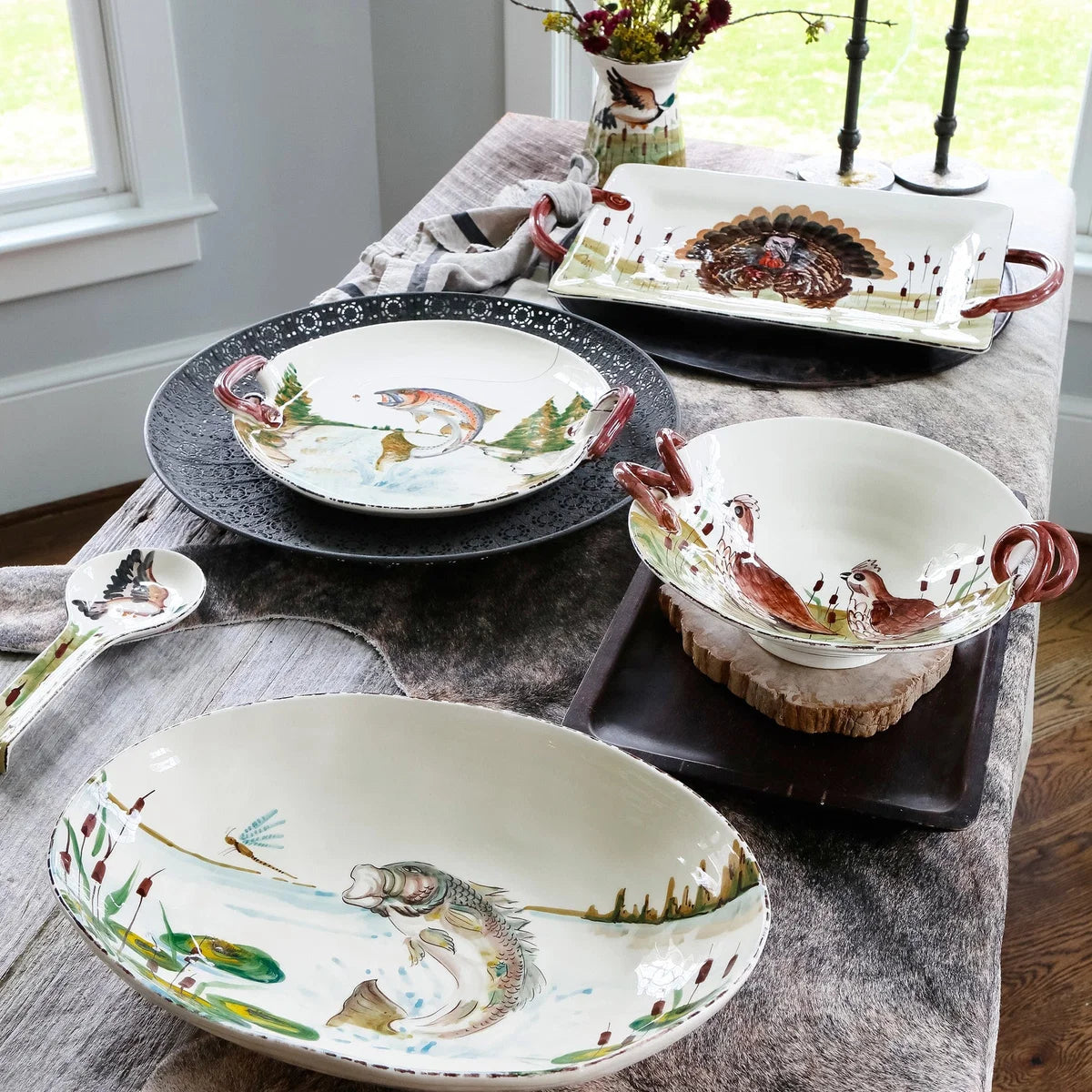 Wild Life Mallard Utensil Holder