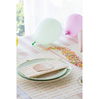 Birthday Candles Placemat - Pad of 18 Sheets